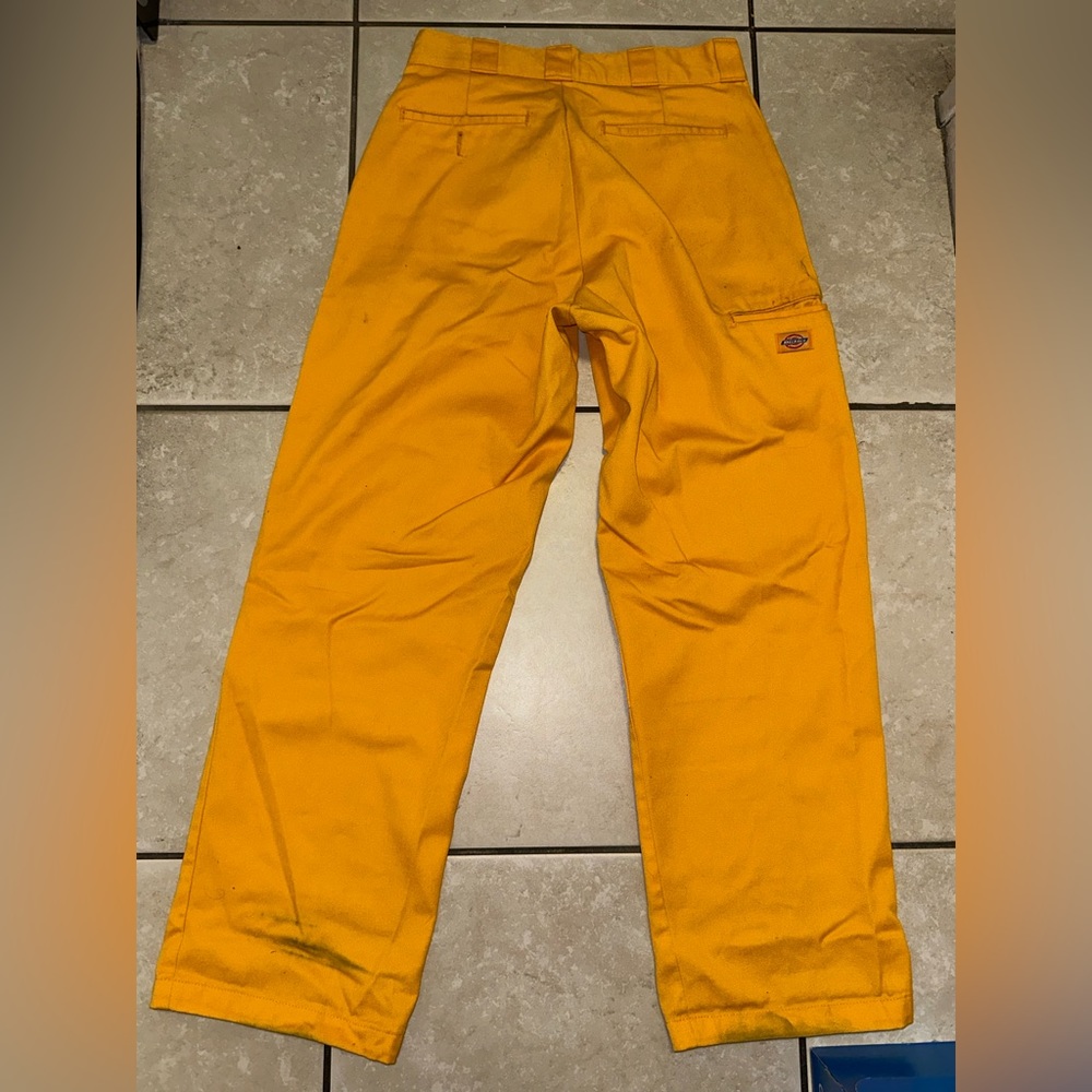 Yellow Rare Double Knee Dickies